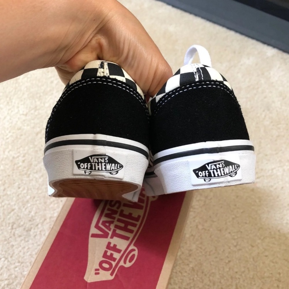 NEW Kids Checkered Old Skool Vans Shoes boys girls - Picture 3 of 6
